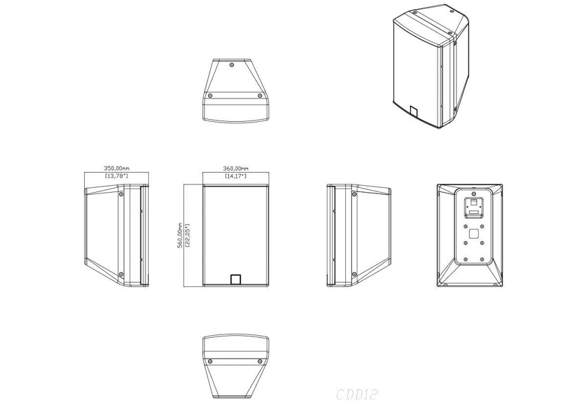 Martin Audio CDD12 Coaxial Install Speaker | Stage Experts