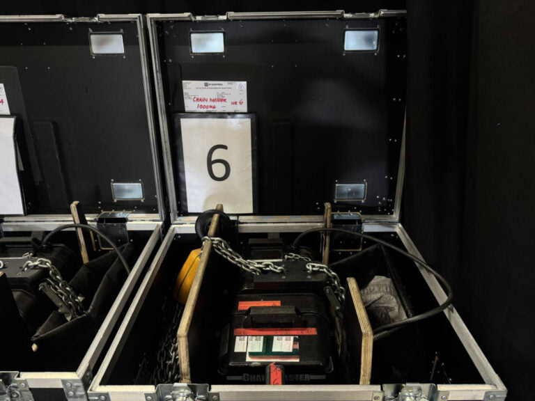 ChainMaster D8+ Electric Chain Hoists (6x) – 1t/18m or 500kg/36m