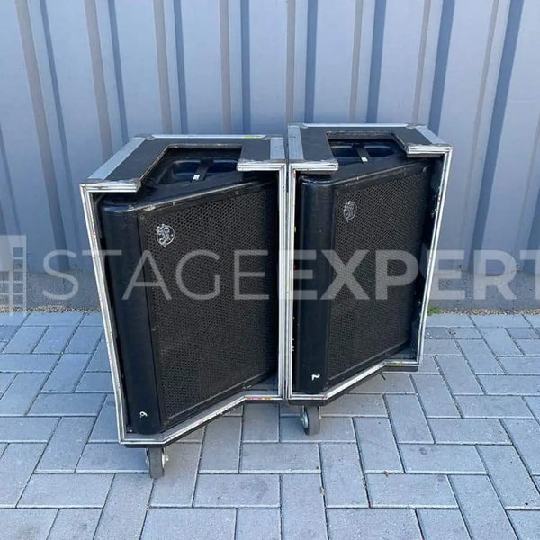 Clair Brothers 12AM Stage Monitors (Pair) + Flightcase