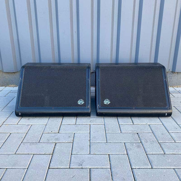 Clair Brothers 12AM Stage Monitors (Pair) + Flightcase