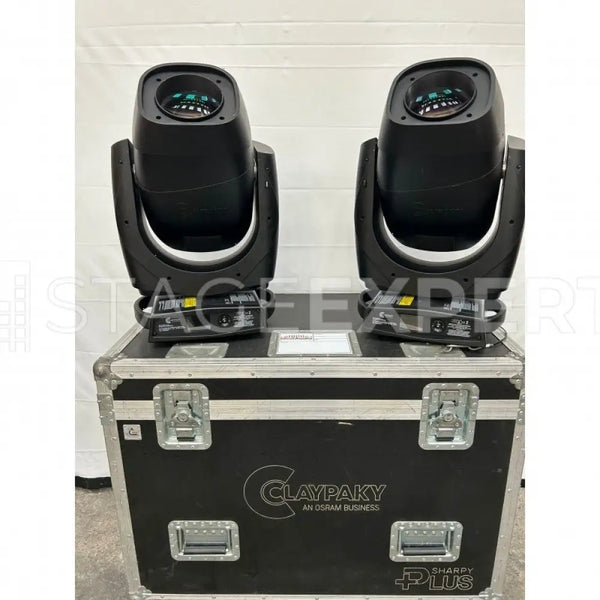 Clay Paky Sharpy Plus Hybrid – Pair in Dual Flight Case