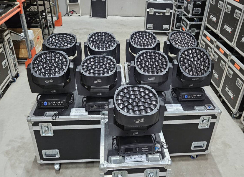Clay Paky Aleda B-EYE K20 Pair with Flight Case | Wash FX