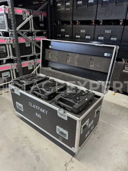 Clay Paky HY B-Eye K15 – Set of 3 with Flight Case