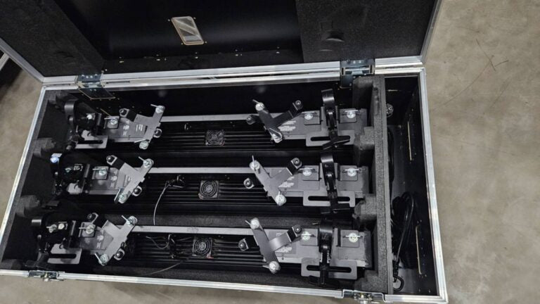 Clay Paky SharBar RGBW LED Batten – Used Set of 3 in Flight Case