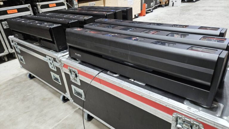 Clay Paky SharBar RGBW LED Batten – Used Set of 3 in Flight Case