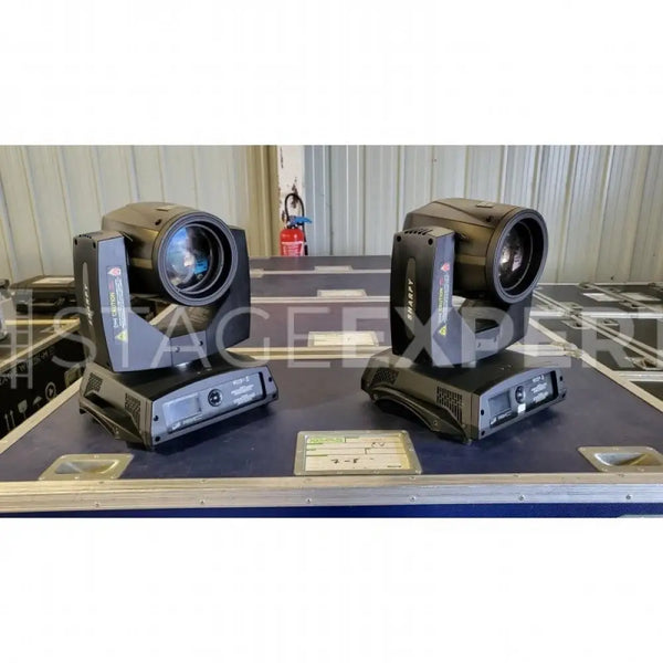 Clay Paky Sharpy Beam Pair – Supplied with Dual Flight Case