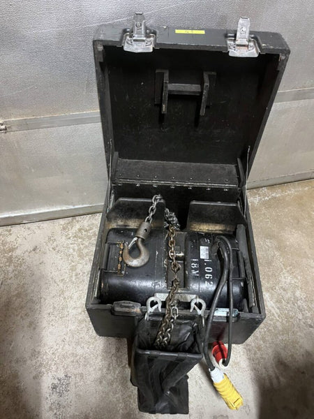 CM Lodestar 1 Tonne Electric Hoist, 18 m Lift – Used Unit