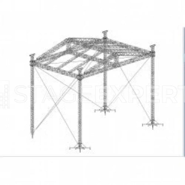 EUROTRUSS Covered Stage 12 x 10 – Modular Outdoor Stage