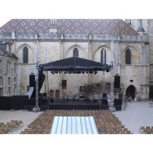 Load image into Gallery viewer, EUROTRUSS Covered Stage 12 x 10 – Modular Outdoor Stage

