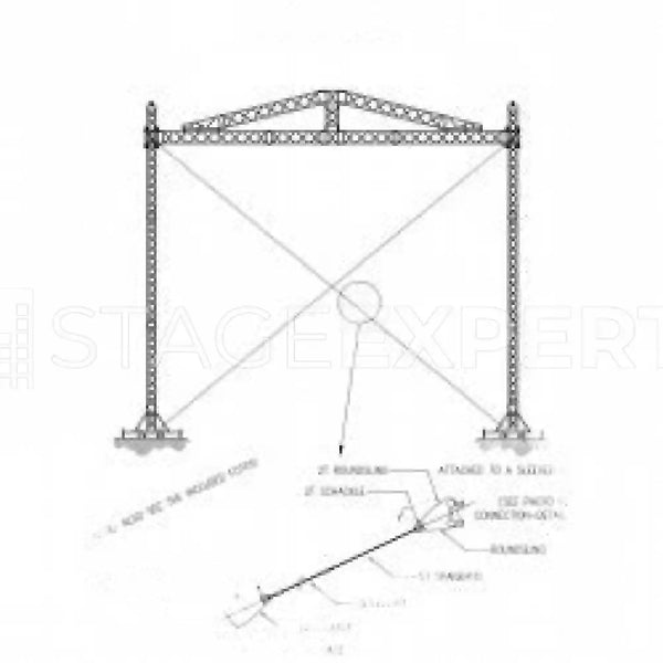 EUROTRUSS Covered Stage 12 x 10 – Modular Outdoor Stage