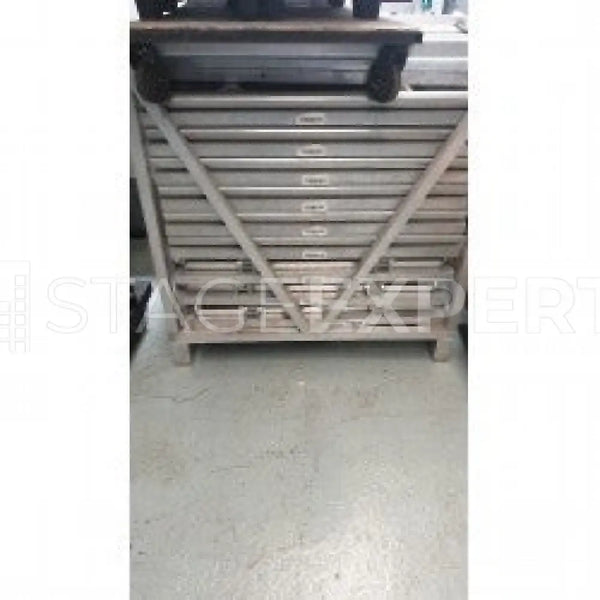 Stage Dex Crash Barrier Aluminium 1m – Lot of 10 Barriers