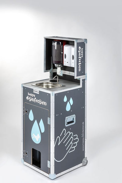 Happy Disinfection Hygiene Station – No Mains or Water Needed
