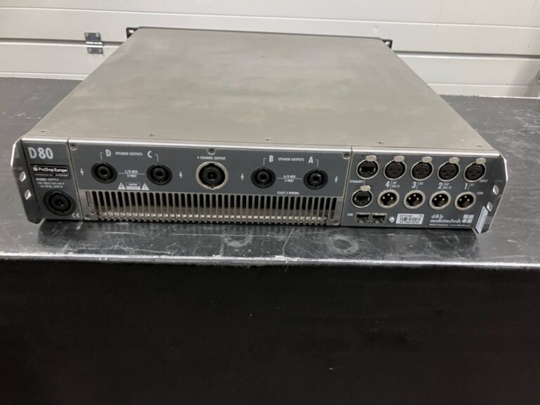 d&b audiotechnik D80 System Amplifier for d&b Loudspeakers