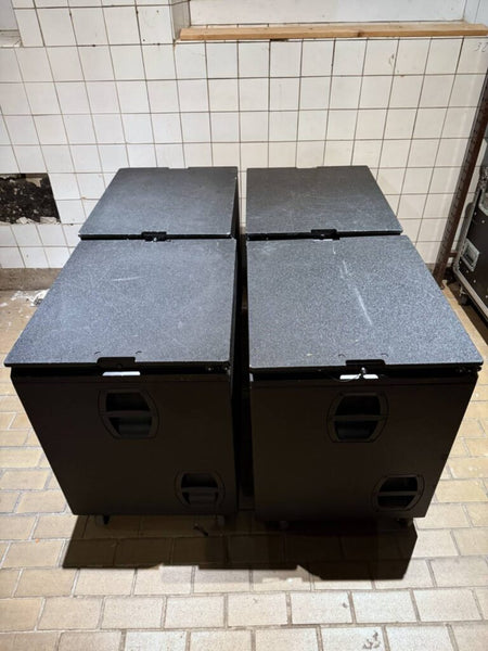 d&b audiotechnik V-SUB (4) Cardioid Subwoofers, with Covers
