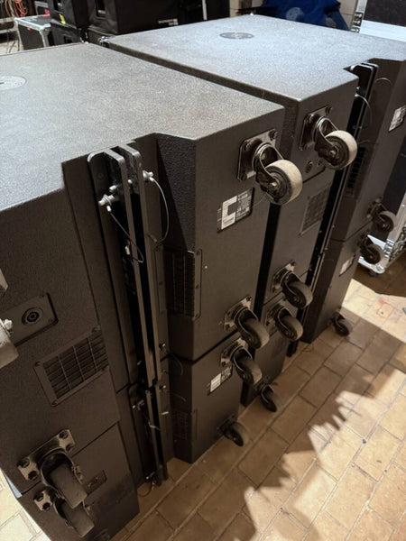 d&b audiotechnik V-SUB (4) Cardioid Subwoofers, with Covers