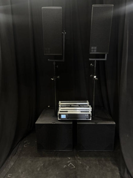 d&b Y7P PA Rig with B6 Subs and D20 Amplifier | Stage Experts