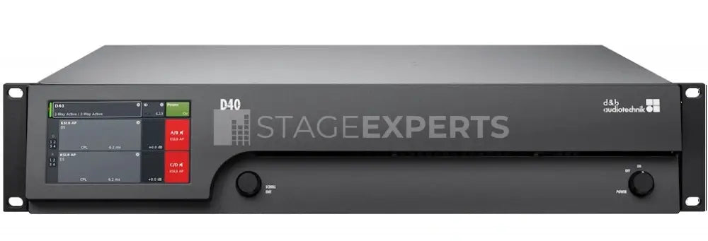 d&b audiotechnik D40 Amplifier – 4-Channel System Power