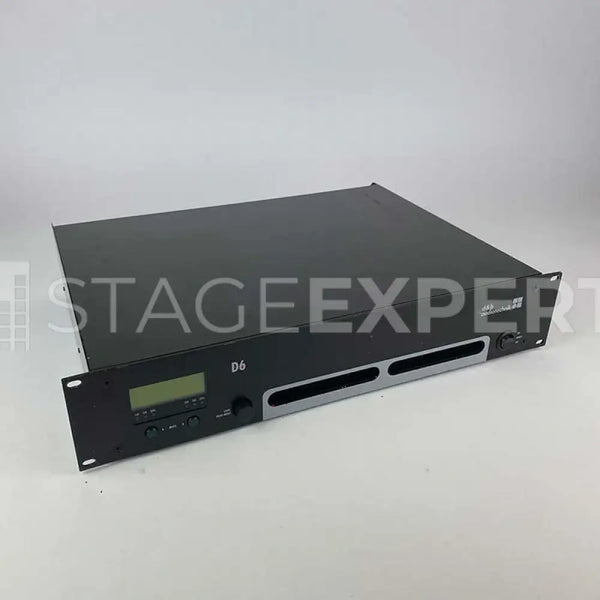 d&b audiotechnik D6 Amplifier – 2x 600 W @ 4Ω, DSP, 2U