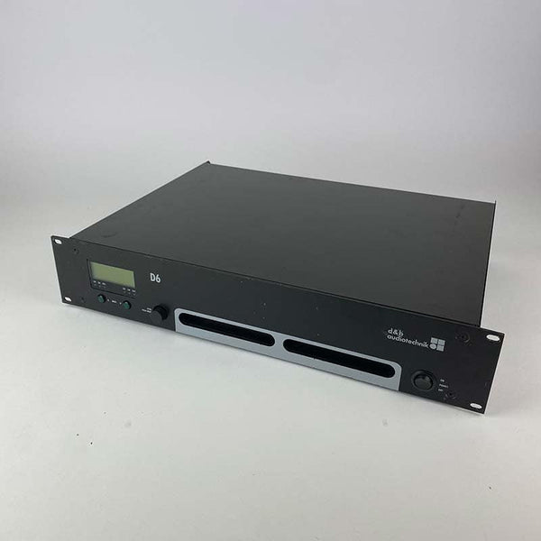 d&b audiotechnik D6 Amplifier – 2x 600 W @ 4Ω, DSP, 2U