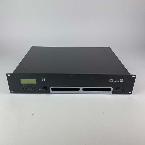 d&b audiotechnik D6 Amplifier – 2x 600 W @ 4Ω, DSP, 2U