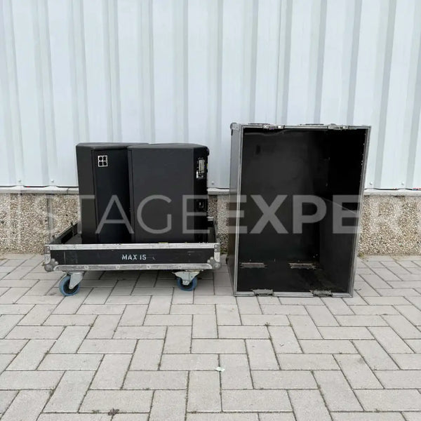 d&b audiotechnik MAX15 Stage Monitors – Pair + Flightcase