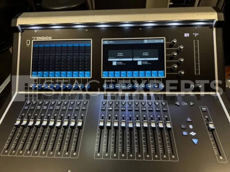 DiGiCo S21 console with DMI Waves, DMI MADI BNC & Flightcase