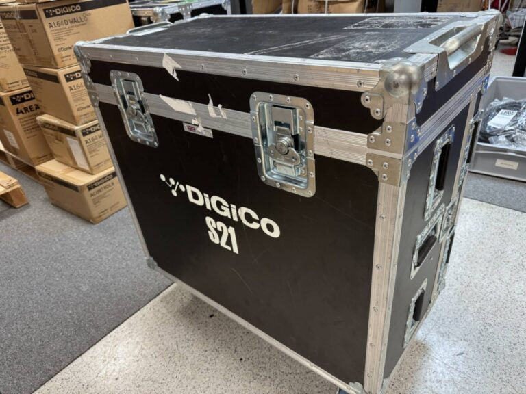 DiGiCo S21 Digital Mixer – Demo with Case & DMI‑MADI‑C
