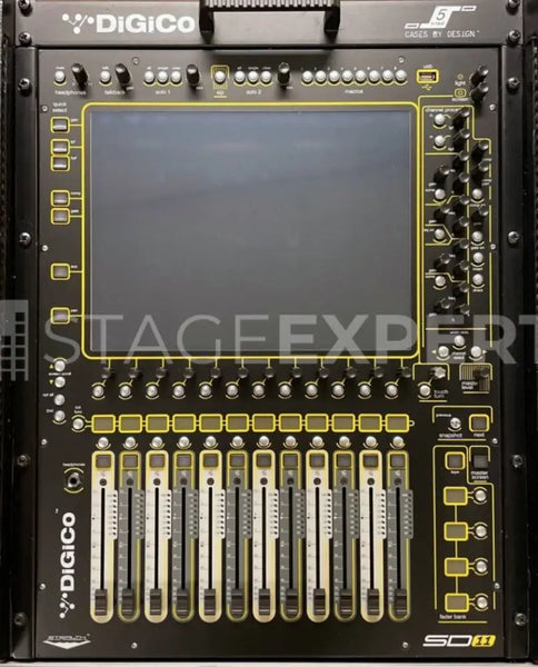 DiGiCo SD11 + D‑Rack System Core 2 with Flight Cases