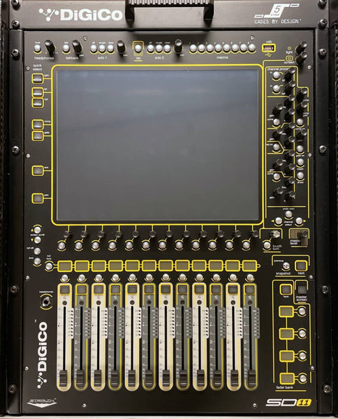 DiGiCo SD11 with D-Rack and Case – Compact Core2 Digital Mixer