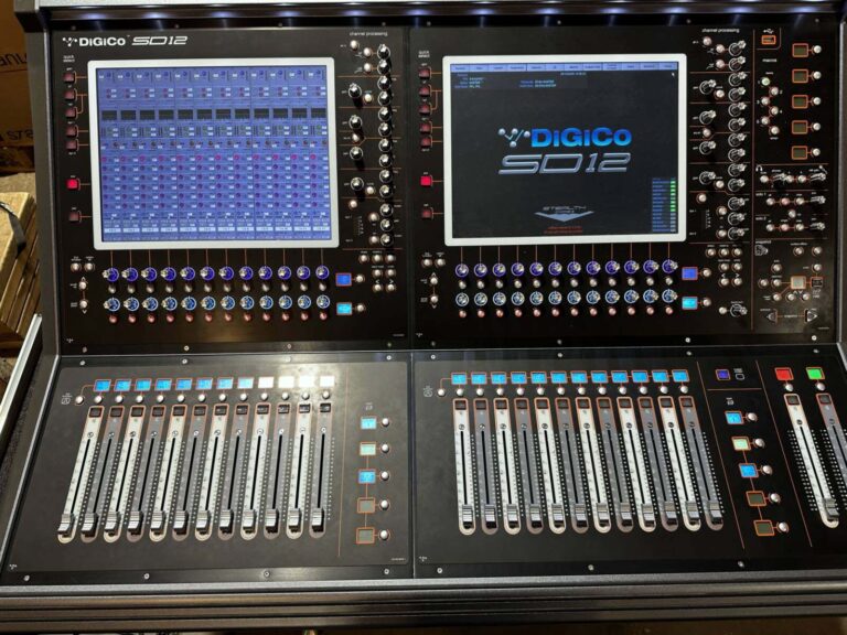 DiGiCo SD12 Package with D2-Rack – Digital Mixing System