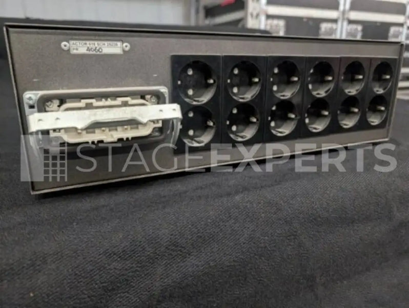 Bright DDD Actor 6ch Schuko Dimmer, 32A 3ph, DMX 5‑pin