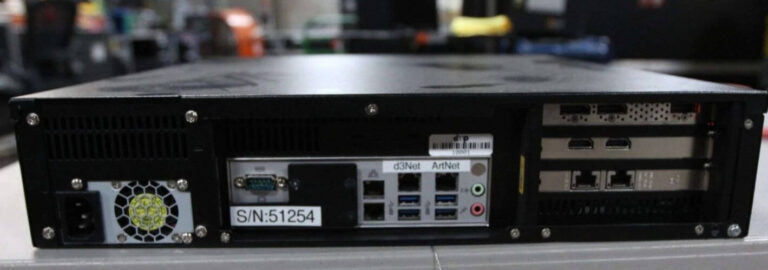 disguise d3 Solo media server with HDMI capture, updated firmware