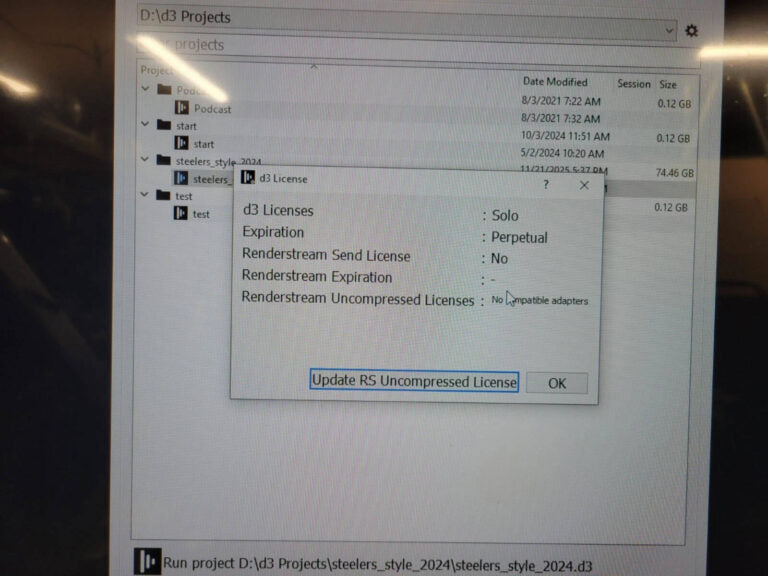 disguise d3 Solo media server with HDMI capture, updated firmware
