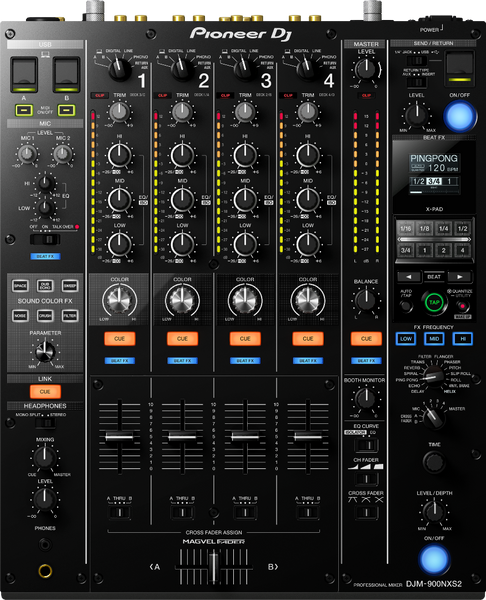 Pioneer DJM-900NXS2 Mixer with Case – Pro 4-Channel DJ