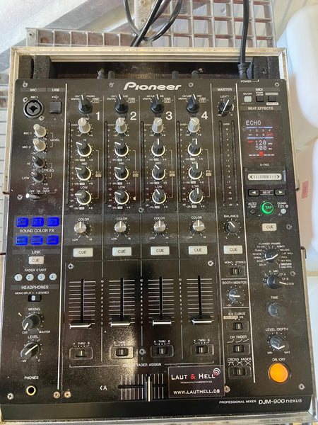 Pioneer DJ CDJ-900 (x2) + DJM-900NXS Set with Cases