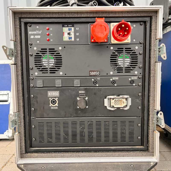EAW KF850 + SB850 System (6/6) with Amplifier Racks - Pro PA