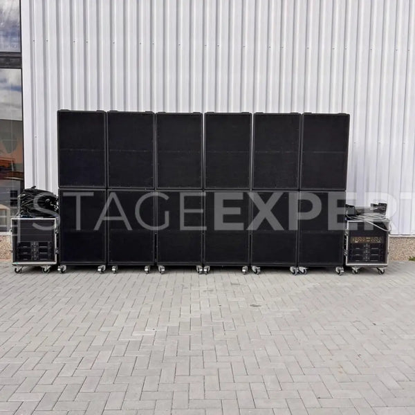 EAW KF850 + SB850 System (6/6) with Amplifier Racks - Pro PA