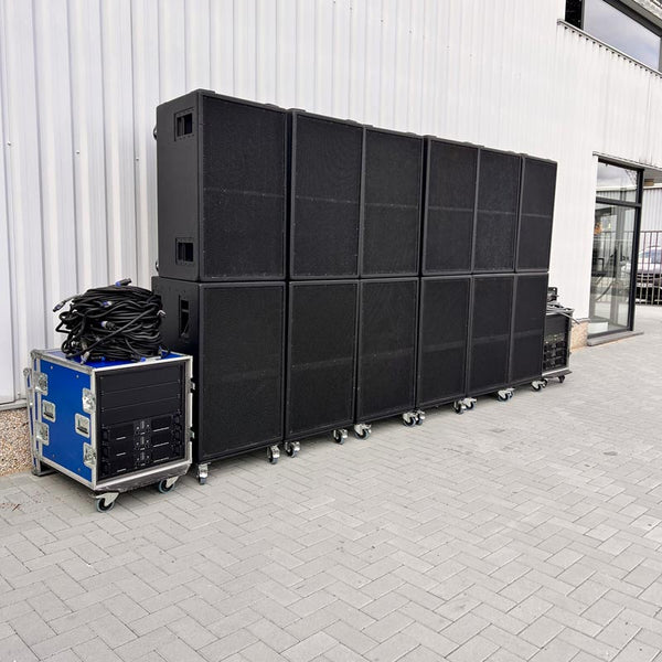 EAW KF850 + SB850 System (6/6) with Amplifier Racks - Pro PA