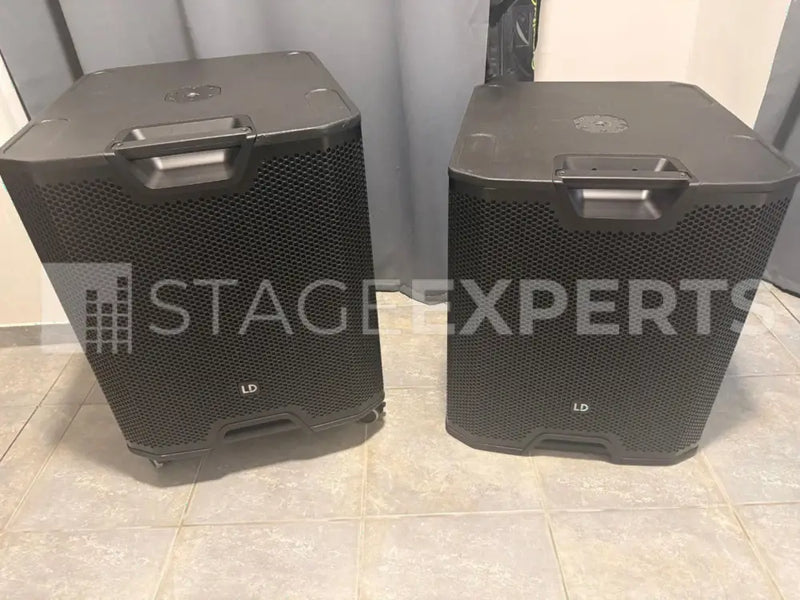LD Systems ICOA SUB 15A Set with Covers – Pair of Subwoofers
