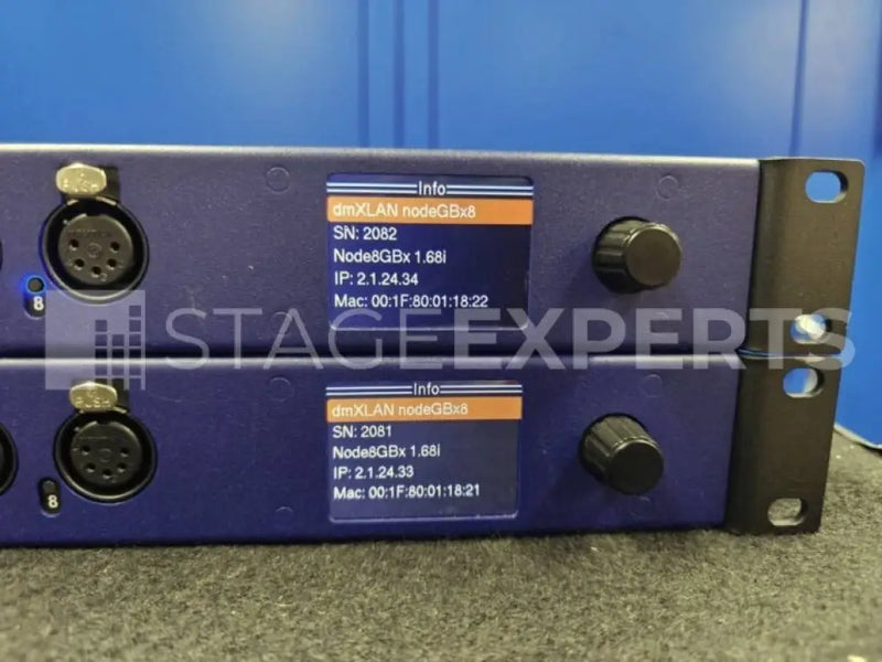 ELC NodeGBx 8 DMX/Ethernet Node | 8‑Port Lighting Network