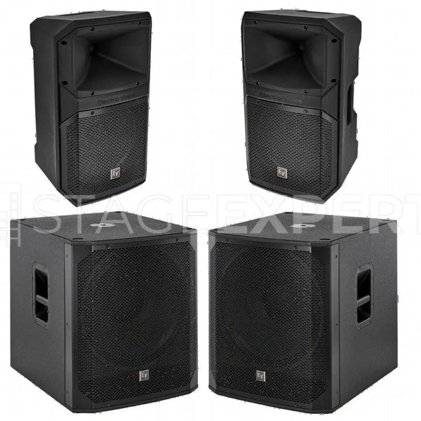 Electro‑Voice Eviva 12P/18SP Active Set – 2 Tops & 2 Subs