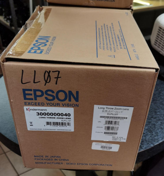 Epson ELPLL07 Telephoto Zoom Lens 5.3–7.7:1 for Projectors