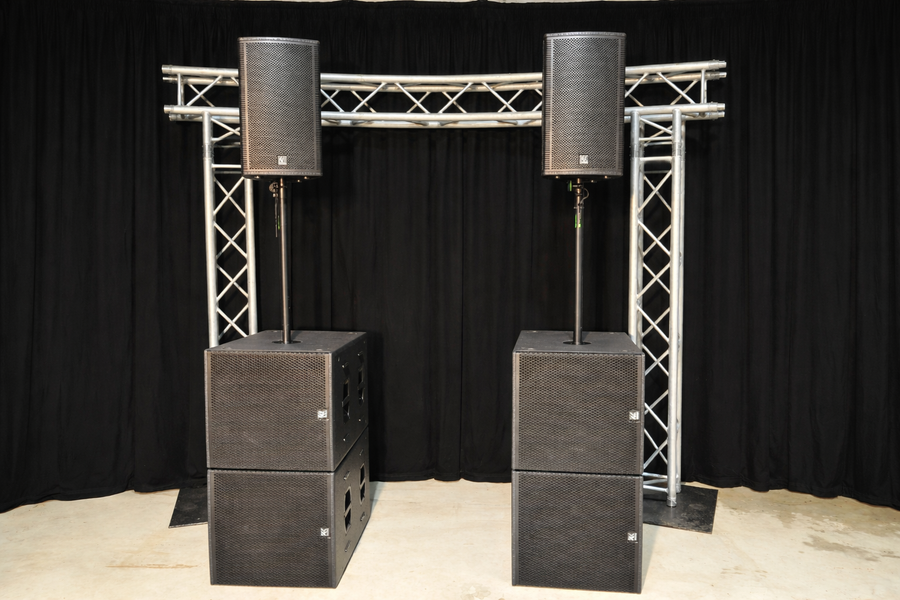 KK-Audio PA System: 4x18 Subs + 2x12/1 Tops (Ex-Demo)