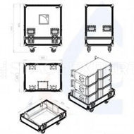 L-Acoustics Flight Case for 3x KARA Line Array Cabinets
