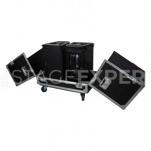 QSC LA112 Flightcase for 2 Enclosures – Custom, Wheeled