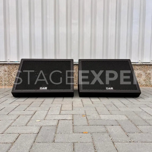 GAE 222M Stage Monitors – Set of 2 with Flightcase Included