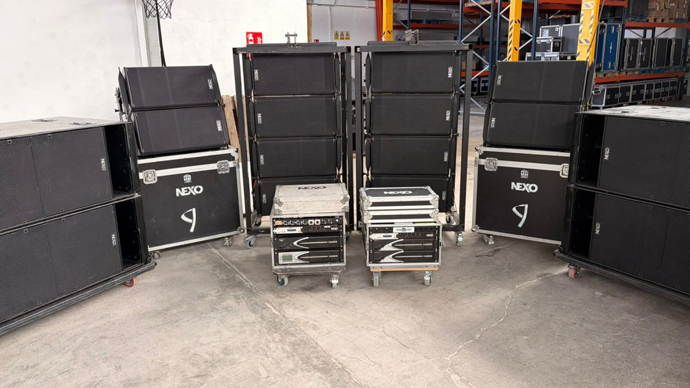 NEXO GEO S12 + RS18 Line Array Package with Amps & Processing