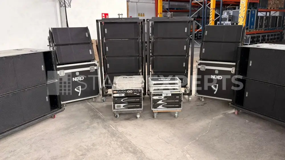 NEXO GEO S12 + RS18 Line Array Package with Amps & DSP Processing