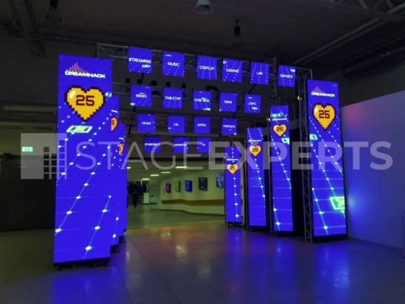 Gloshine MV3.91 Indoor LED Screen – 50–55 sqm Package