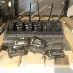 Motorola GP344 Handheld Two‑Way Radios, 16 Channels – Pack of 6